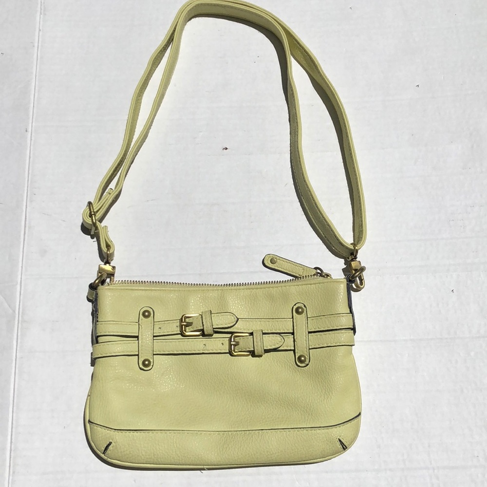 Merona yellow shoulder bag purse